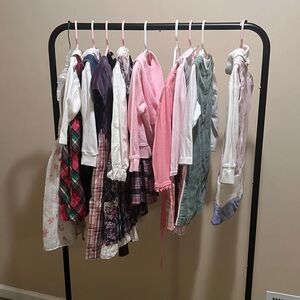 Girls tub of fall winter dresses 10 dresses